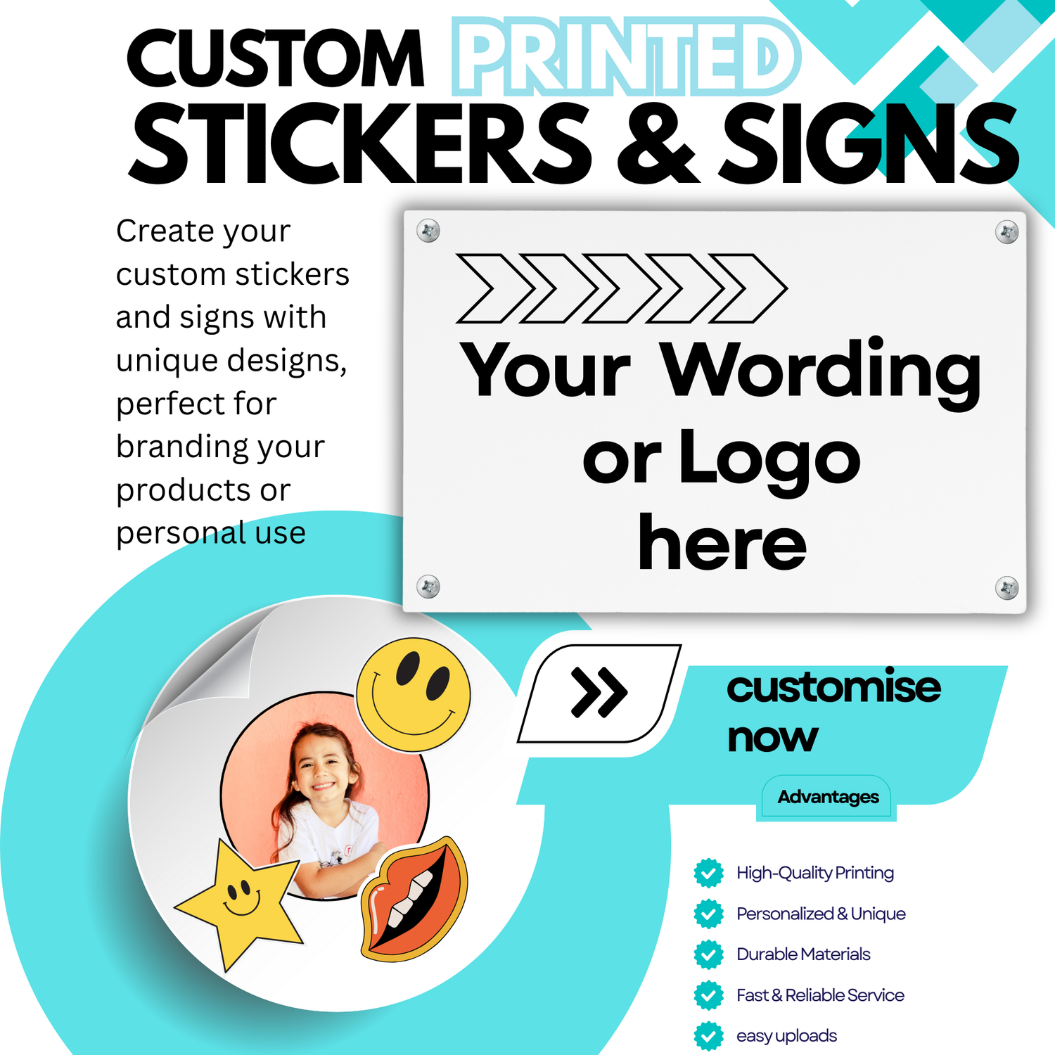 CUSTOM STICKERS AND SIGNS - VIEW COLLECTION