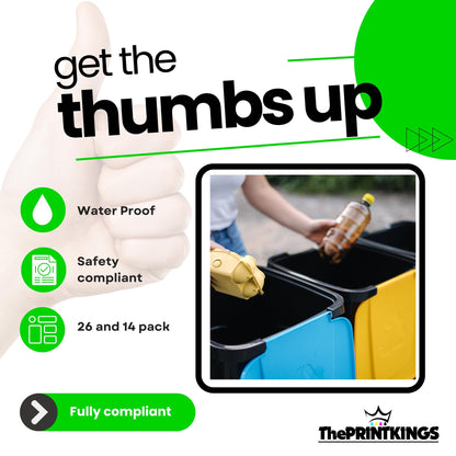 Promotional graphic for a product with text 'get the thumbs up' and features of the product.